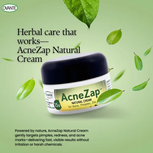Vista 6 de Acne Zap Crema a base de azufre para cara, tratamiento eficaz del acné con azufre blanco, aceite de árbol de té y óxido de zinc para adultos