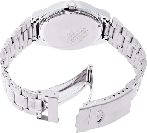 Vista 3 de Citizen Q&Q H010 Men's Watch, Analog, Solar, Waterproof, Date, Week, Metal Band