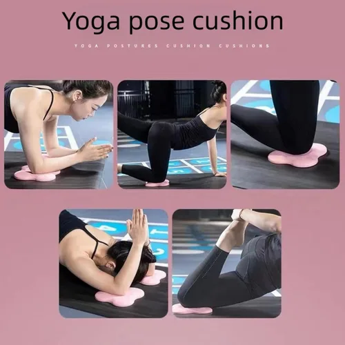 Vista 5 de Rodilleras de yoga (juego de 2) – Accesorios y accesorios de yoga masculinos y femeninos para fitness, viajes, meditación, arrodillarse, equilibrio