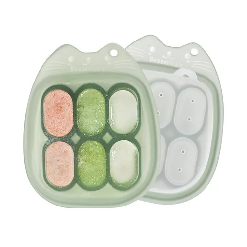 Vista 12 de Carrot Baby - Alimentador de alimentos de frutas frescas y paquete de 2 alimentadores de malla de silicona, autoalimentación segura para bebés
