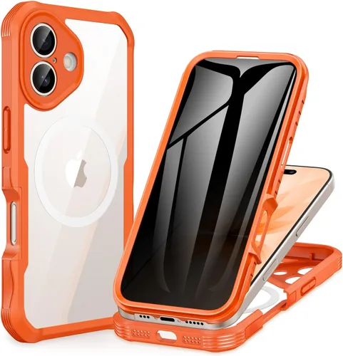 Vista 67 de CENHUFO Funda de privacidad para iPhone 11 Pro, funda de cuerpo completo con protector de pantalla de privacidad de vidrio templado 9H integrado