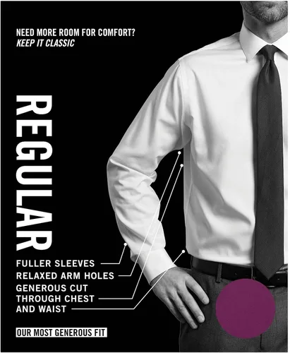 Vista 2 de Ward St - Camisas de vestir de corte regular para hombre