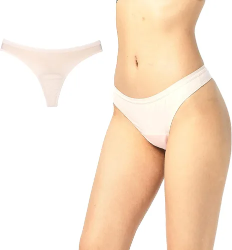 Vista 10 de Shero Thong Period Maternity, Postpartum Panties, Leakproof, Odor & Moisture Control Underwear for Women & Teens 2 paquetes Rojo