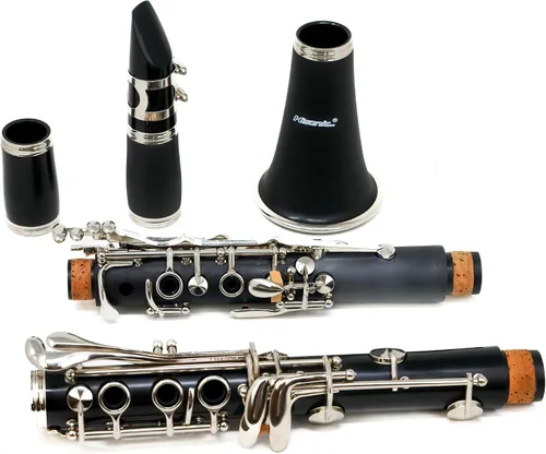 Vista 3 de Hisonic Signature Series 2610 Bb Clarinete de orquesta con funda.