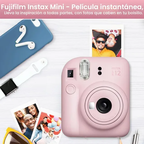 Vista 7 de Cámara Fujifilm Instant Mini 12 + Paquete de Accesorios y Funda Personalizada Compatible + Fuji Instant (20 Fotos) Álbum de Fotos Mini de Diseñador