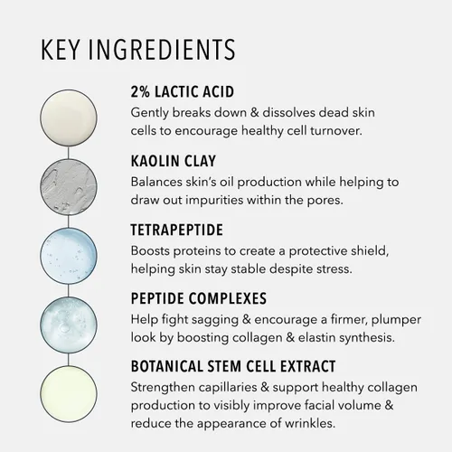 Vista 5 de HydroPeptide Mascarilla equilibrante con granada de arándano, 0.5 onzas líquidas