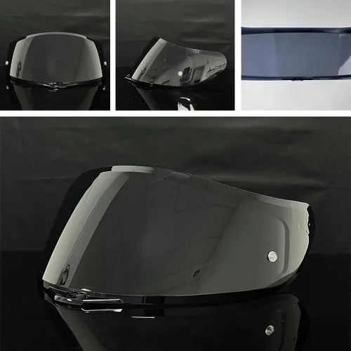 Vista 2 de K5 Protector Facial UV-Protegido para Casco K1, K1S, K3SV, K5, K5S Visor Deflector de Viento (Solo uso diurno en negro)