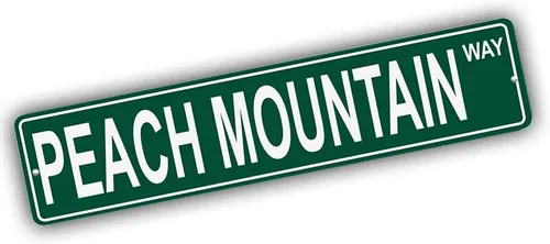 Vista 155 de Ohio Mountains Pick Your Mountain Compatible/repuesto para Acme Hill United States Mountain aluminio metal metal metal estilo letrero de calle