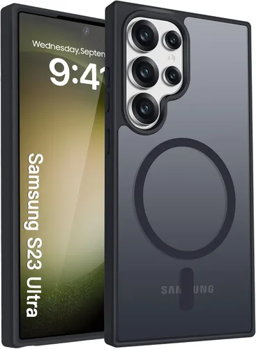 Vista 23 de Funda para teléfono Google Pixel 9 Pro XL, Compatible con Magnético, Protección contra Caídas de Grado Militar Translúcida Mate Resistente a Golpes