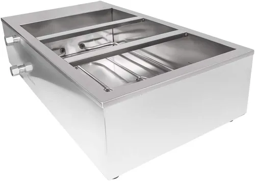 Vista 5 de ALDKitchen Olla para derretir chocolate Máquina de temple de chocolate con control digital 3 tanques para 27 libras (26.5 lbs) de chocolate
