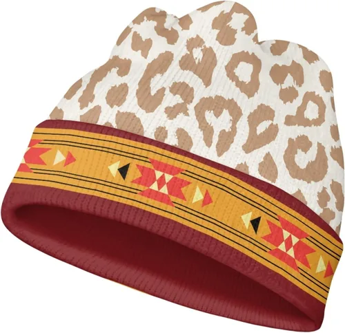 Vista 25 de AmzPrint Gorro térmico de invierno con estampado de lunares blancos y fresas rosadas, talla única