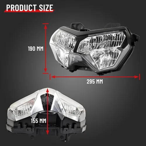 Vista 6 de Conjunto de faros delanteros LED para Z900, faros delanteros LED con haz alto/bajo para Kawasaki Z650 Z400 Z900 ABS SE ABS 2020-2025 accesorios