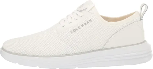Vista 8 de Cole Haan Tenis de punto Grandsport Journey para mujer, Blanc De Blanc-gris glaciar