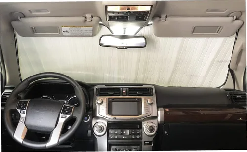 Vista 2 de HeatShield, The Original Parasol para parabrisas, ajuste personalizado para Honda Odyssey Minivan sin sensor 2011, 2012, 2013, 2014, 2015, 2016