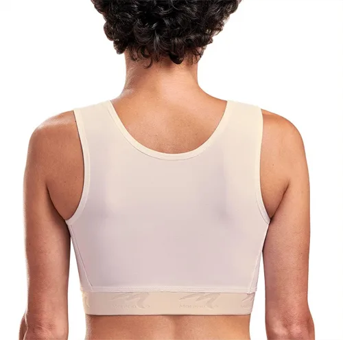 Vista 3 de MARENA CAR-B16P Caress High Coverage Pocketed Bra Compression Support Mastectomy Bra