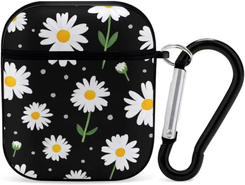 Vista 17 de Funda protectora de silicona compatible con Airpods 2 y 1 (hermosas mariposas, mariposas azules)