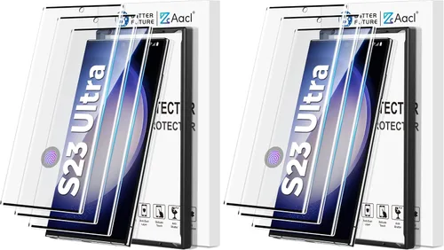 Vista 11 de AACL [Compatible con huellas dactilares] [Paquete de 3] Protector de pantalla de vidrio templado curvado 3D para Samsung Galaxy S22 Ultra 5G