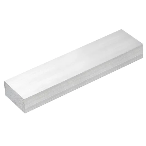 Vista 10 de uxcell Barra plana cuadrada de aluminio, 1-1/2" de espesor 1-1/2" de ancho 12" de longitud Barra cuadrada de aluminio 6061, placa plana de aluminio