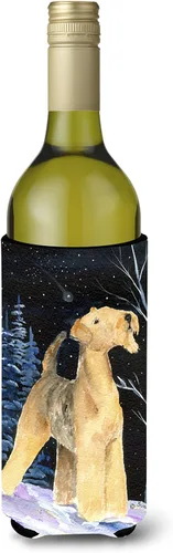 Vista 219 de Caroline's Treasures SS8447CC Starry Night English Bulldog - Enfriador para latas o botellas, lavable, funda plegable con aislamiento para bebidas