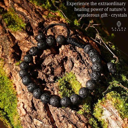 Vista 79 de Pulseras de cristal curativo para mujeres y hombres, espiritual, energía positiva y equilibrio, pulseras de cuentas de cristal natural hechas a mano