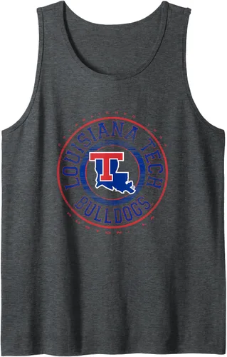 Vista 3 de Louisiana Tech Bulldogs Showtime - Camiseta sin mangas con licencia oficial, Negro