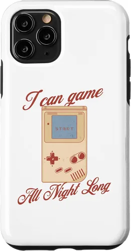 Vista 29 de I Can Game All Night Long Retro Handheld Gamer Case for iPhone 16