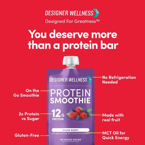 Vista 8 de Designer Wellness Paquete variado de batidos de proteínas y paquete de bayas mixtas