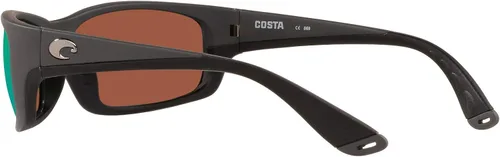 Vista 5 de Costa Del Mar Gafas de sol rectangulares Jose para hombre Marco negroámbar 580p