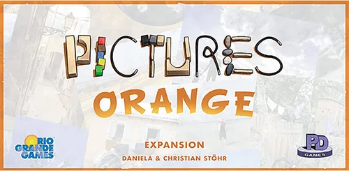 Vista 7 de Rio Grande Games Pictures - Juego de mesa de expansión naranja para la familia, juegos de fiesta creativos con 55 cartas nuevas, juego para mayores