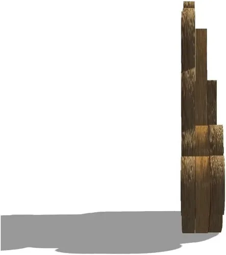 Vista 2 de China ShenZhen - Imán de nevera con imán de madera 3D, monumentos coleccionables de viaje, decoración hecha a mano