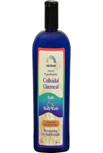 Vista 5 de Rainbow Research Jabón de avena coloidal para baño y cuerpo, aroma a lavanda, 12 onzas