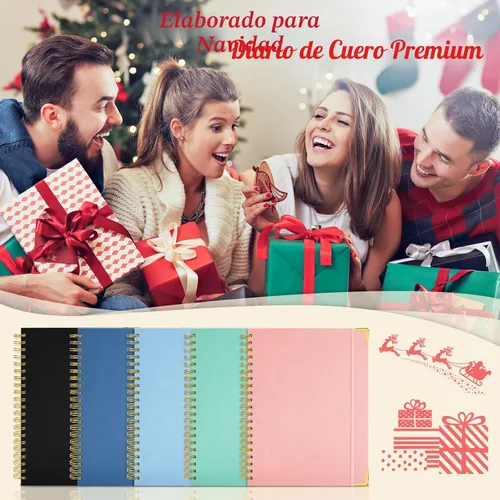 Vista 6 de Cuaderno espiral 8.5" x 11", 300 páginas numeradas cuadernos rayados de tamaño universitario con contenido, 100GSM cuaderno grueso para mujeres