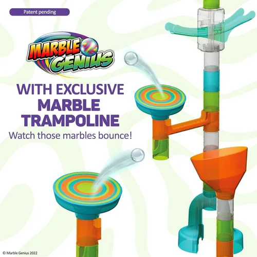 Vista 10 de Marble Genius Marble Run Stunts Super Set, 125 piezas