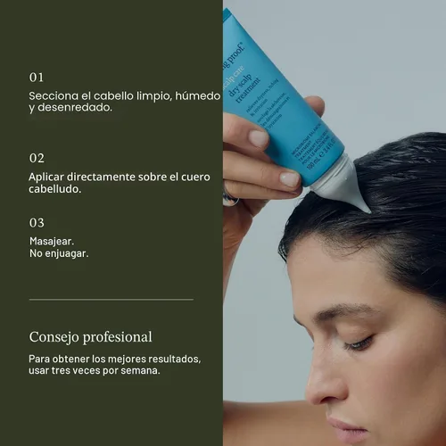 Vista 5 de Cuidado del cuero cabelludo seco Tratamiento del cuero cabelludo 3.4 Oz