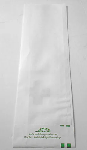 Vista 3 de Green Health Cross - Bolsas para recetas dispensarias (10 x 3 x 1.5), bolsa de papel con fuelle para farmacia, embalaje de medicamentos