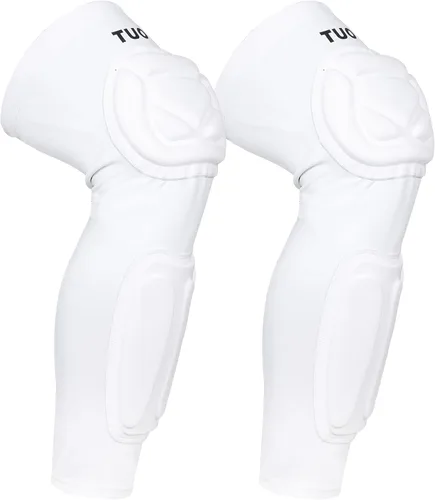 Vista 9 de Rodilleras protectoras para pantorrillas para adultos y jóvenes, almohadilla de compresión de piernas para fútbol, baloncesto, voleibol, fútbol