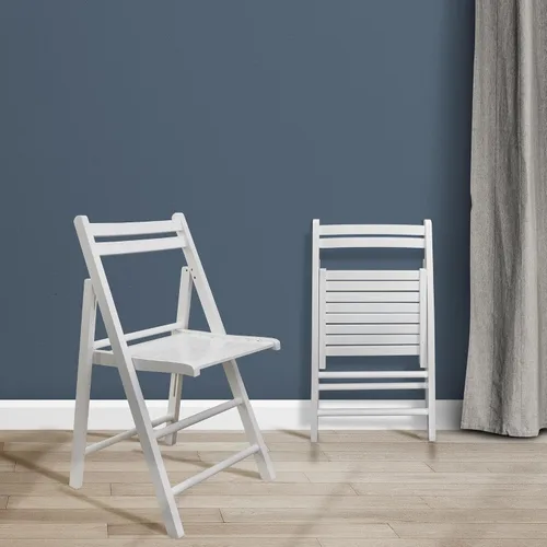 Vista 13 de Casual Home Juego de 2 sillas plegables de madera - Espresso