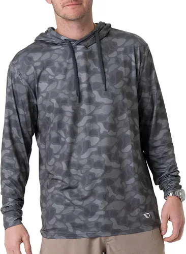 Vista 11 de Burlebo Sudadera de rendimiento para hombre – Prenda de manga larga ligera, ajuste atlético, absorción de humedad, protección solar Camuflaje