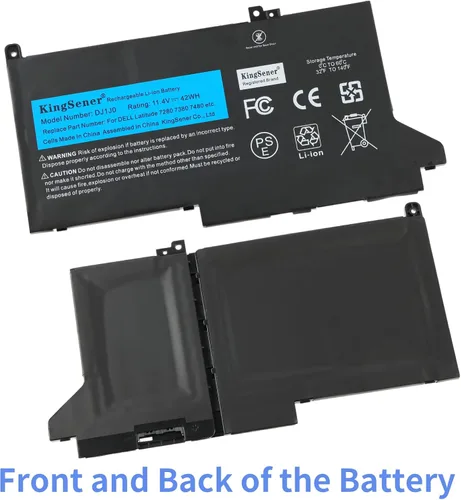 Vista 9 de DJ1J0 - Batería de repuesto para Dell Latitude 7280 7290 E7280 E7290 13 7380 7390 E7380 E7390 14 7480 7490 E7480 E7490 Series DJ1JO P28S P28S P28S
