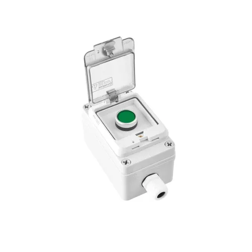 Vista 14 de Caja de botones con interruptor de parada de emergencia, botones de arranque/parada y rotativos (rojo/verde) Emergency Stop Button Red Green