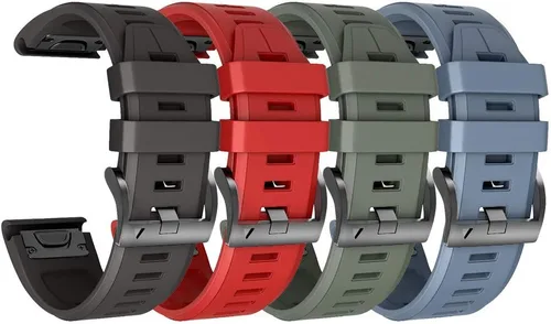 Vista 16 de ANCOOL Correa de reloj Garmin Fenix 5X/7X/6X Quickfit de 1.024 in compatible con Fenix 6X Pro/5X Plus/7X Pro/8 2.008 in (negro)