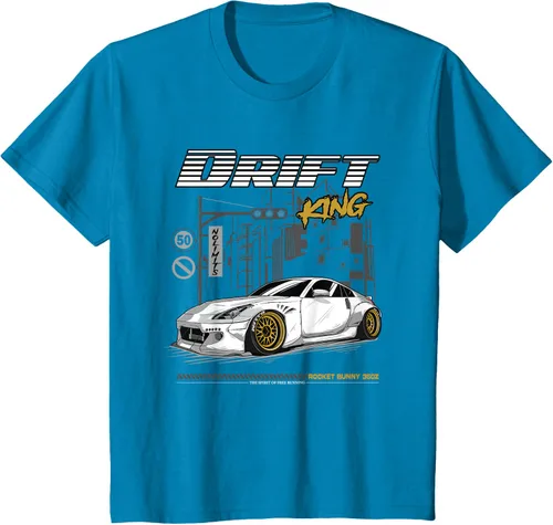 Vista 41 de Z34 370 Fairlady Z - Camiseta gráfica de cuerpo ancho, Negro, S