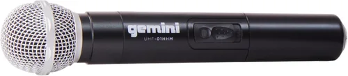 Vista 4 de Gemini Sistema de micrófono de mano inalámbrico UHF (UHF-01M-F2)