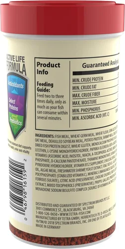 Vista 2 de TetraColor XL Gránulos Tropicales con Potenciador de Color Natural, 2.65 Oz