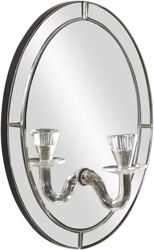 Vista 10 de Howard Elliott Collection Lula - Espejo de pared cuadrado con marco de espejo, diseño único, elegante accesorios de decoración del hogar, 12 x 12