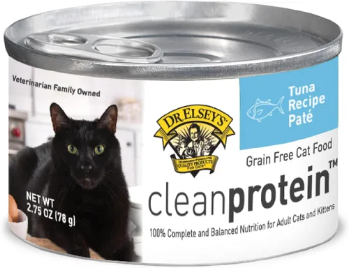 Vista 9 de Dr. Elsey's cleanprotein - Receta de carne de res húmeda para gatos (caja de 24), comida enlatada de 2.75 onzas