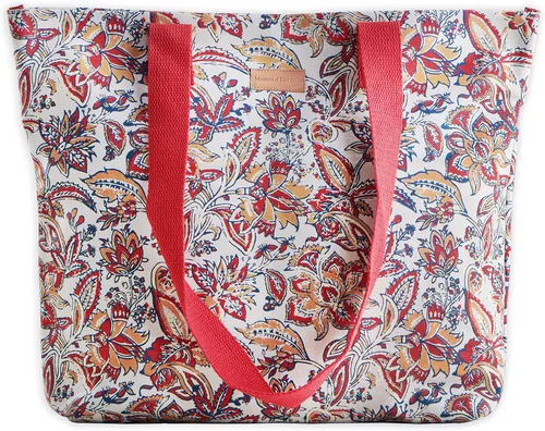 Vista 45 de Maison d' Hermine - Bolsa de lona de algodón reutilizable para mujeres, con asa para el hombro, bolsas a granel para compras y viajes