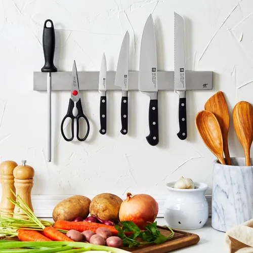 Vista 4 de ZWILLING Almacenamiento de cuchillos, 21.5 x 5.75 x 4.5 pulgadas, acero inoxidable