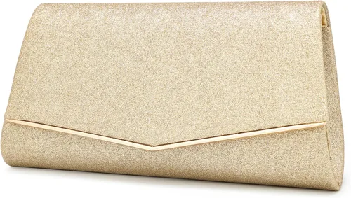Vista 7 de Bolsos de mano brillantes para mujer, bolso de noche para mujer, bolso de mano para mujer, bolso de mano para fiesta, graduación, boda
