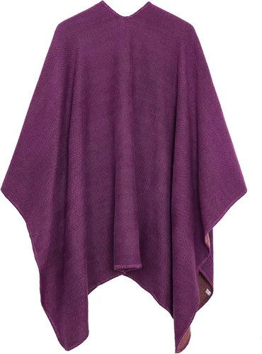 Vista 43 de Chales cálidos para mujer, cárdigan con frente abierto, estilo vintage, poncho